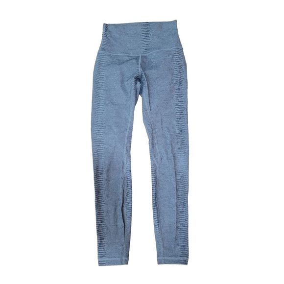 ZYIA ACTIVE Blue Python Snake Print Leggings - Picture 3 of 8